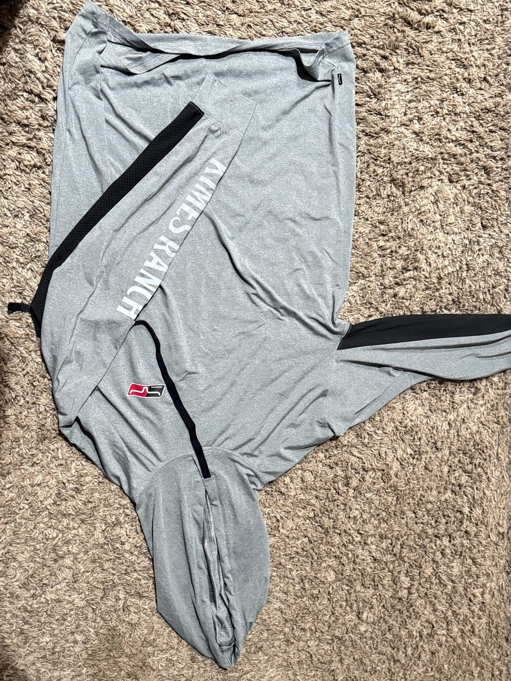Kimes Ranch Gray Performance Pullover Hoodie with Logo Accent
